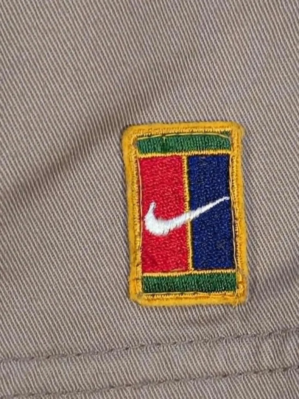 Nike Challenge Court Vintage 90s Khaki Tennis Shorts